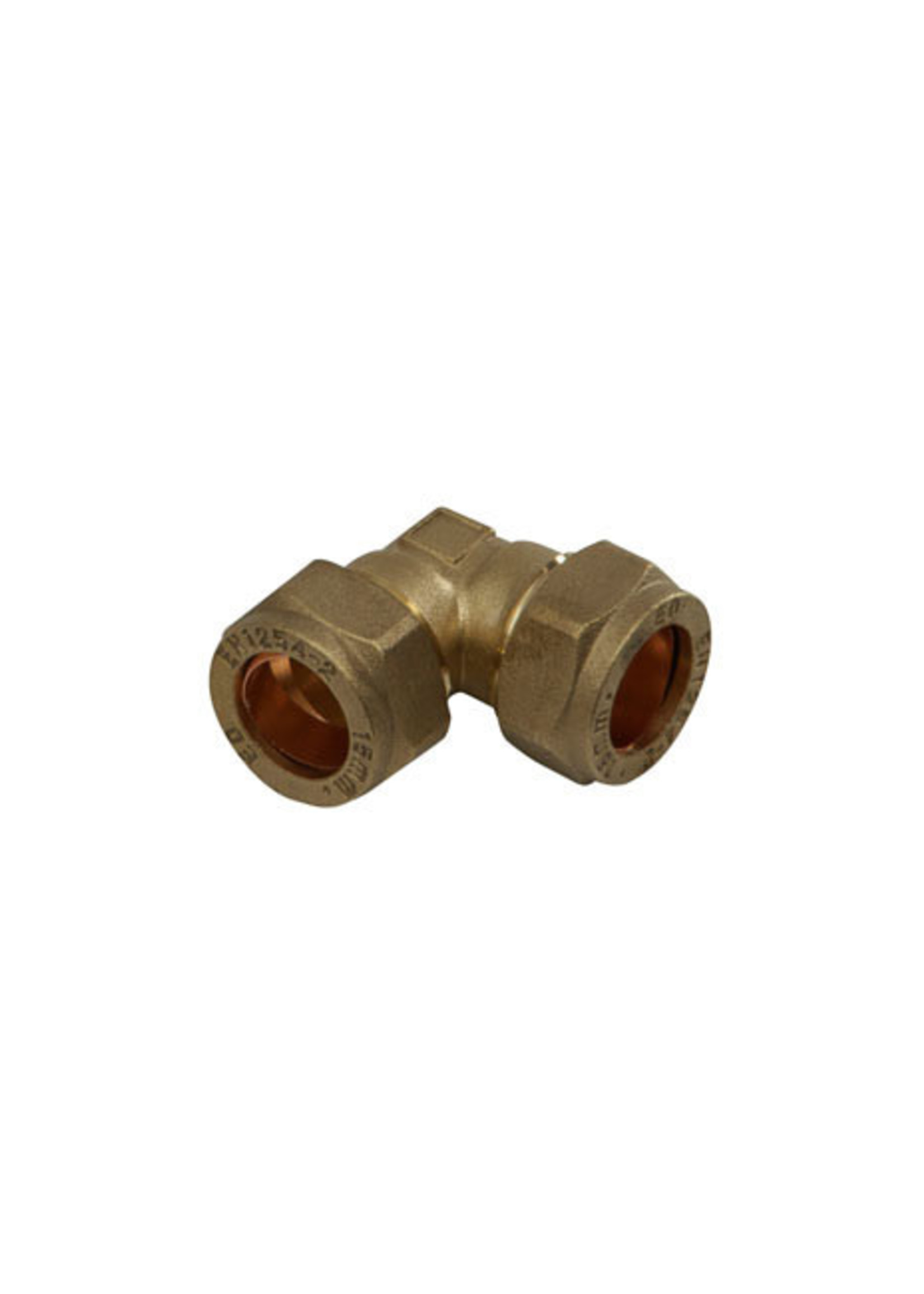 Securplumb WRAS Compression Elbow 22mm Brass