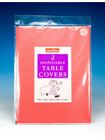 Caroline Square Paper Tablecovers 90cm Red