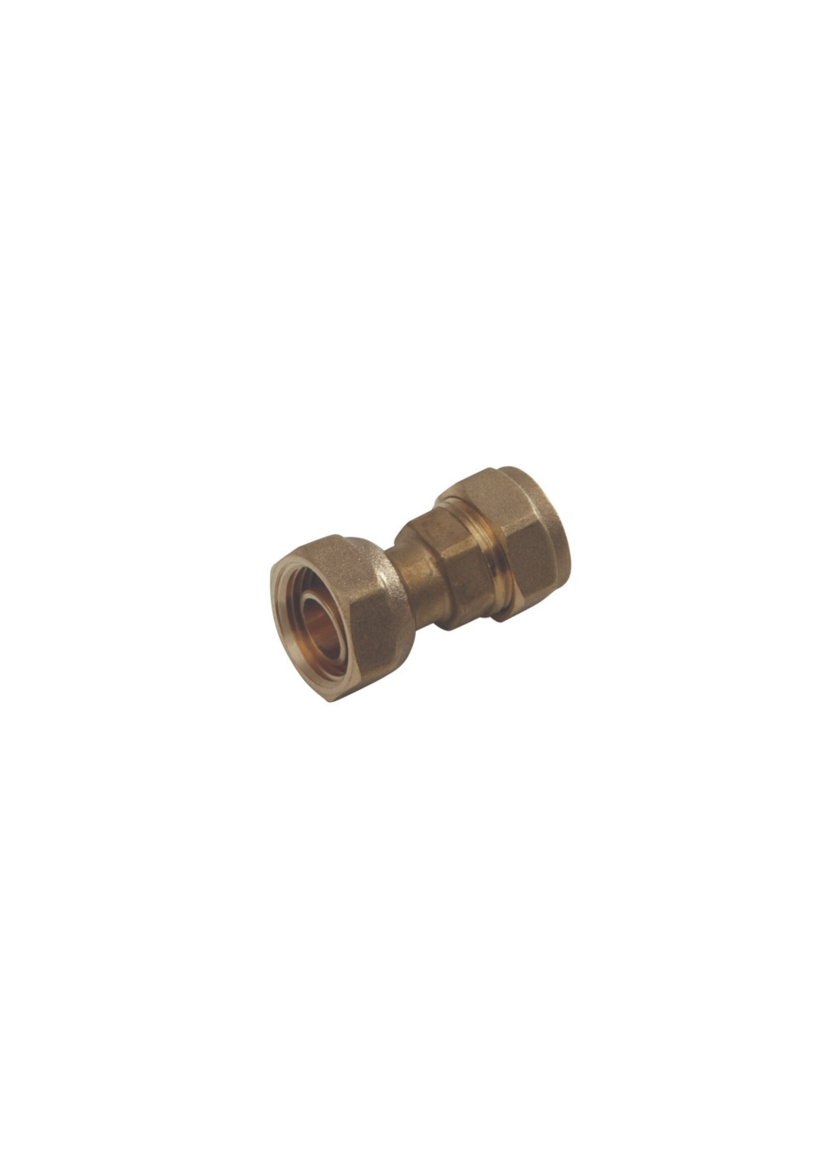 Securplumb Compression Straight Tap Connector 15mm x 3/4” Brass