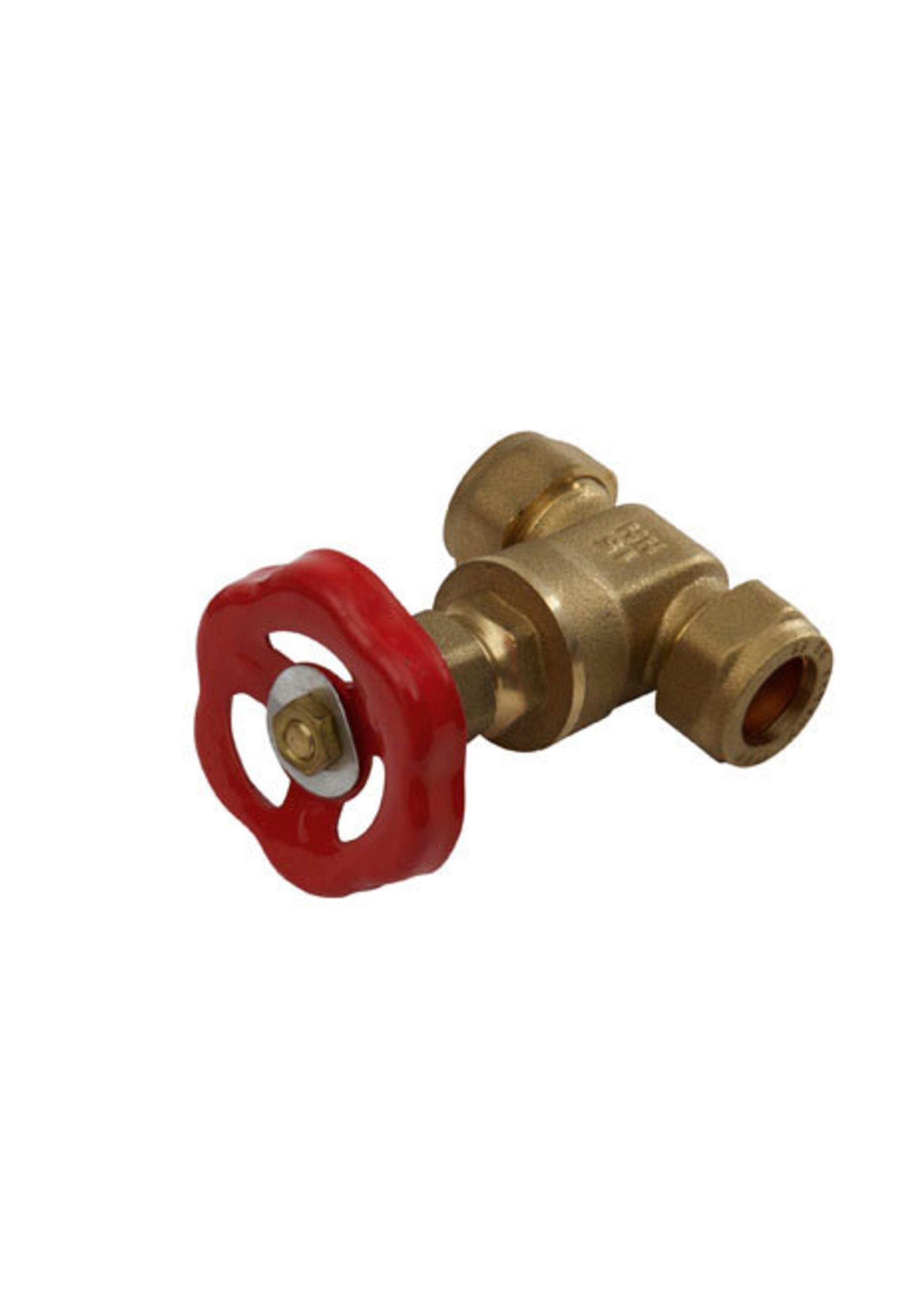 Securplumb Compression Gate Valve 15mm Brass