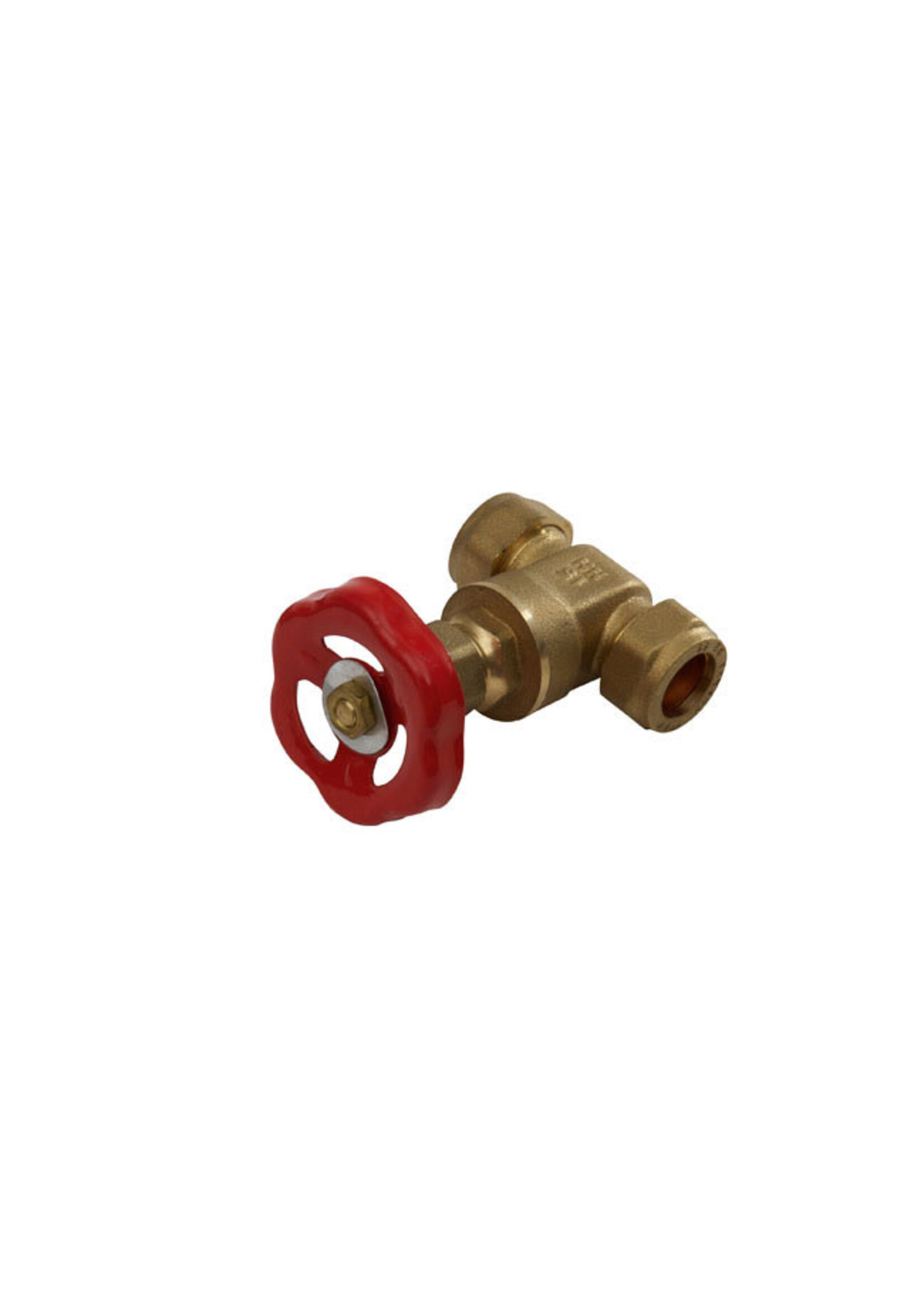 Securplumb Compression Gate Valve 15mm Brass
