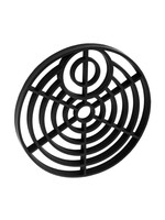 Securit Round Gulley Grids 150mm Black 2 Pack