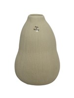Decoris Earthenware Vase 20cm Cream