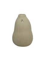 Decoris Earthenware Vase 20cm Cream