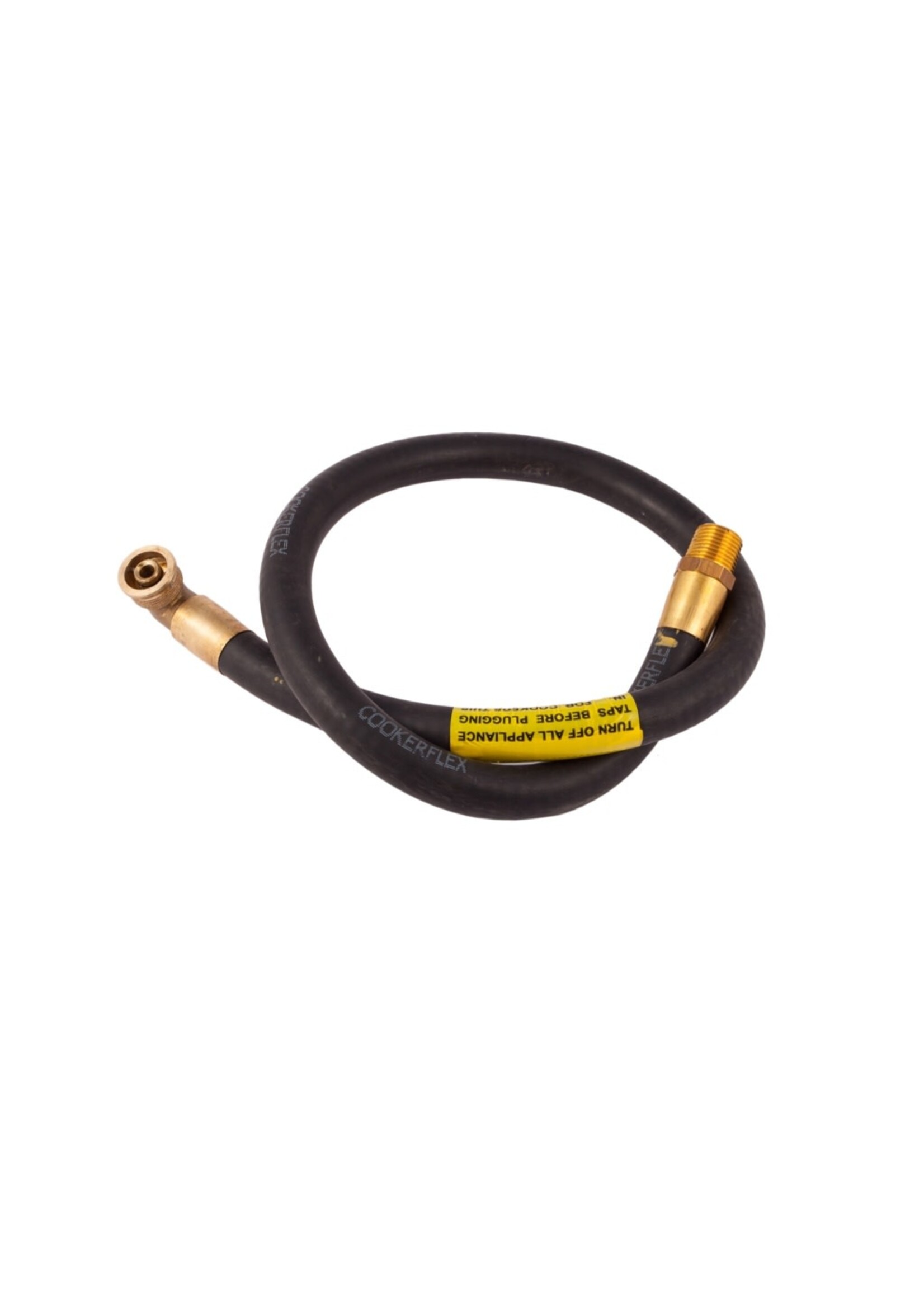 Securplumb Bayonet Angle Cooker Hose 1100mm x 3/8"