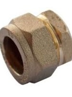 Securplumb WRAS Compression Stop End 15mm Brass