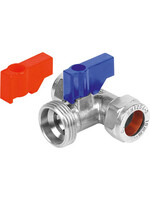 Securplumb Tee Washing Machine Tap 15mm x 3/4" Chrome