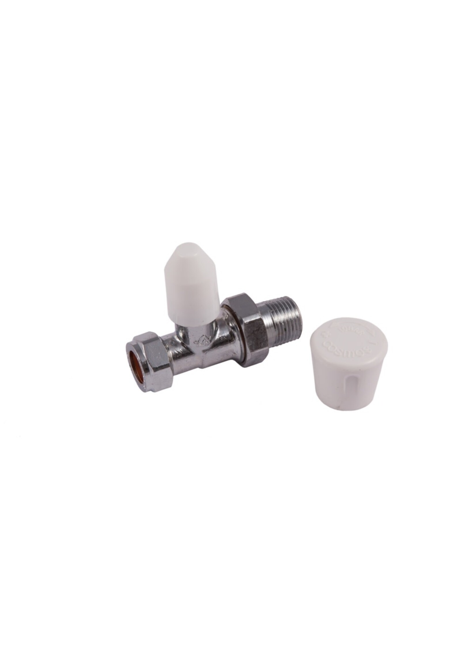 Securplumb Straight Radiator Valve 15mm Chrome