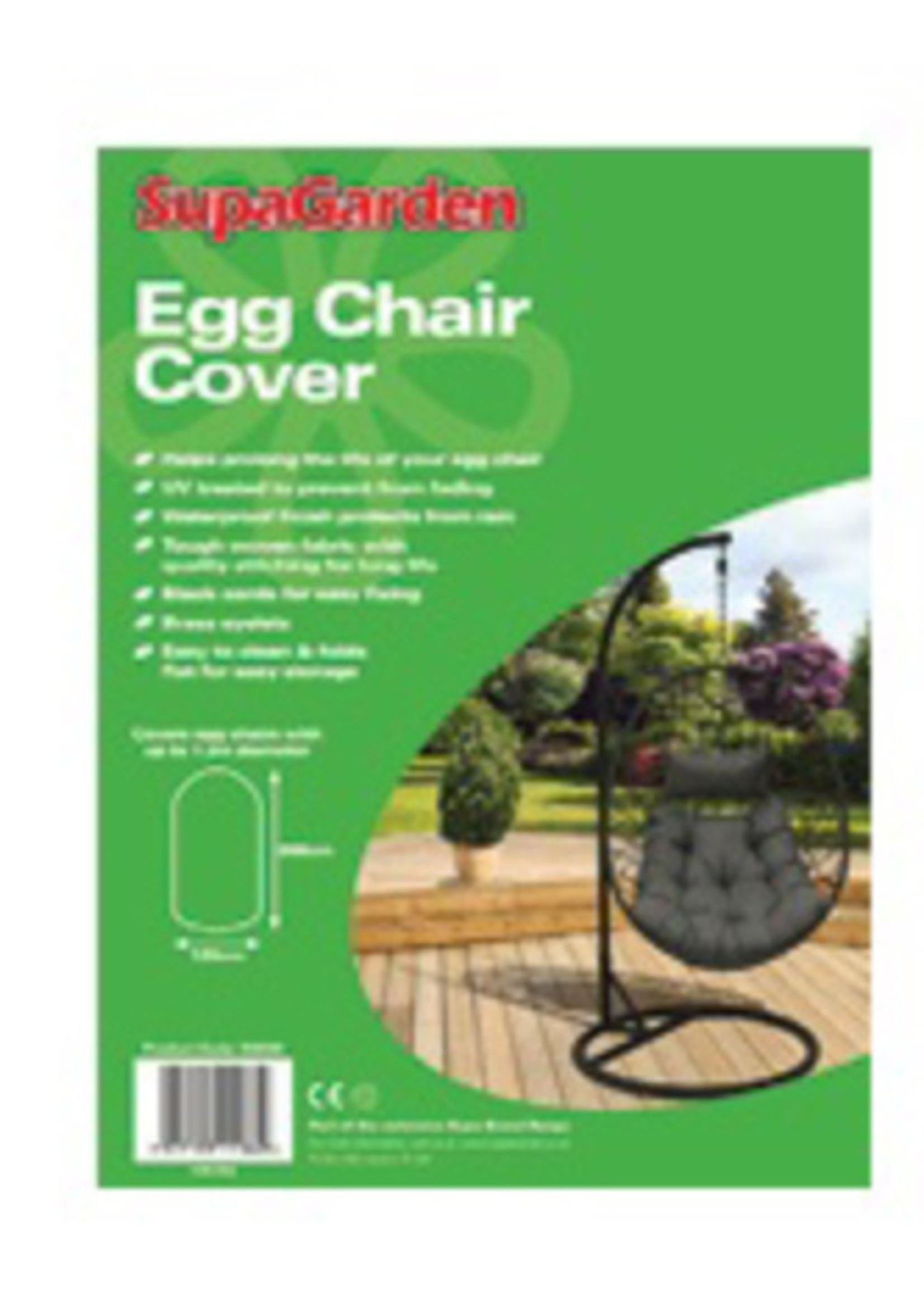 Smart Garden SupaGarden Egg Chair Cover 200x120cm