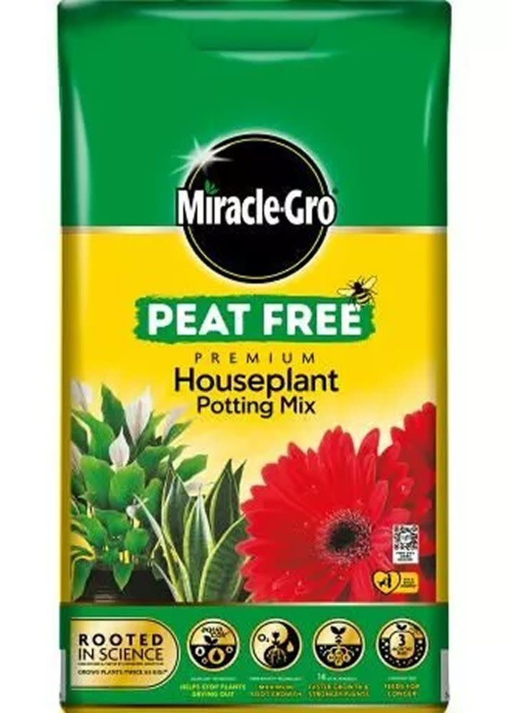 Miracle-Gro  (Scotts) Miracle-Gro® Premium Peat Free Houseplant Potting Mix Compost 10L