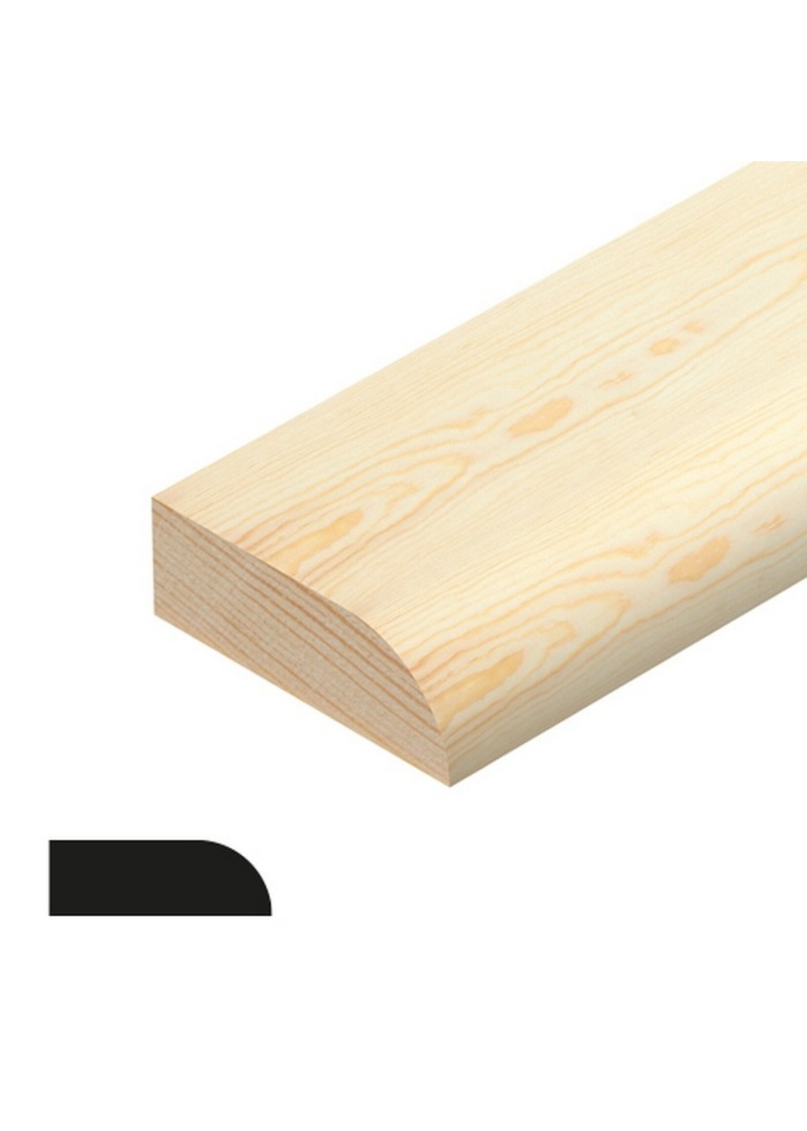 Pencil Round Architrave Pine