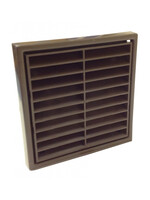 Manrose Manrose Louvred Grille 4" / 100mm Brown