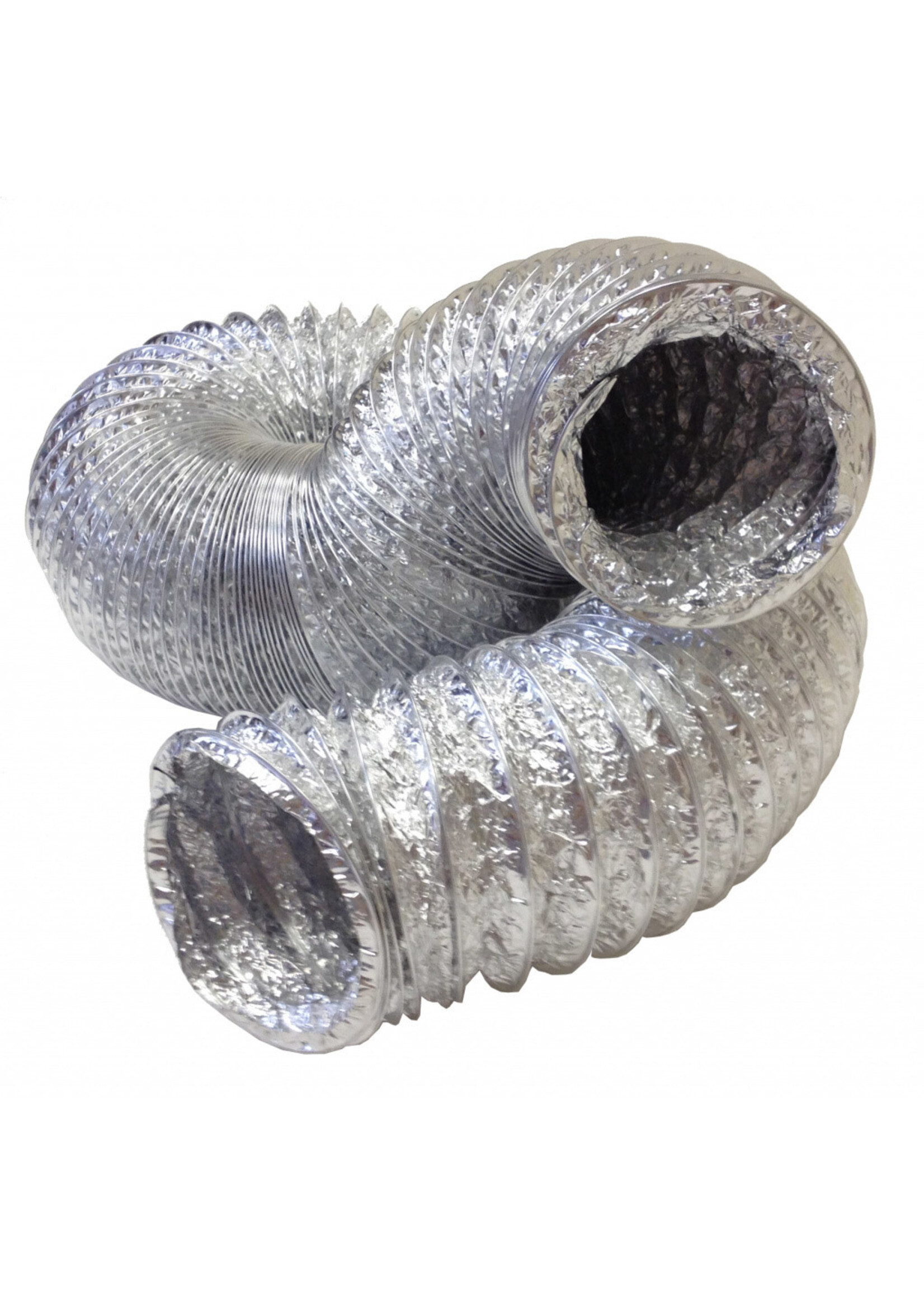 Manrose Manrose Aluminium  Flexible Ducting with Clip (W)100mm (L)3m