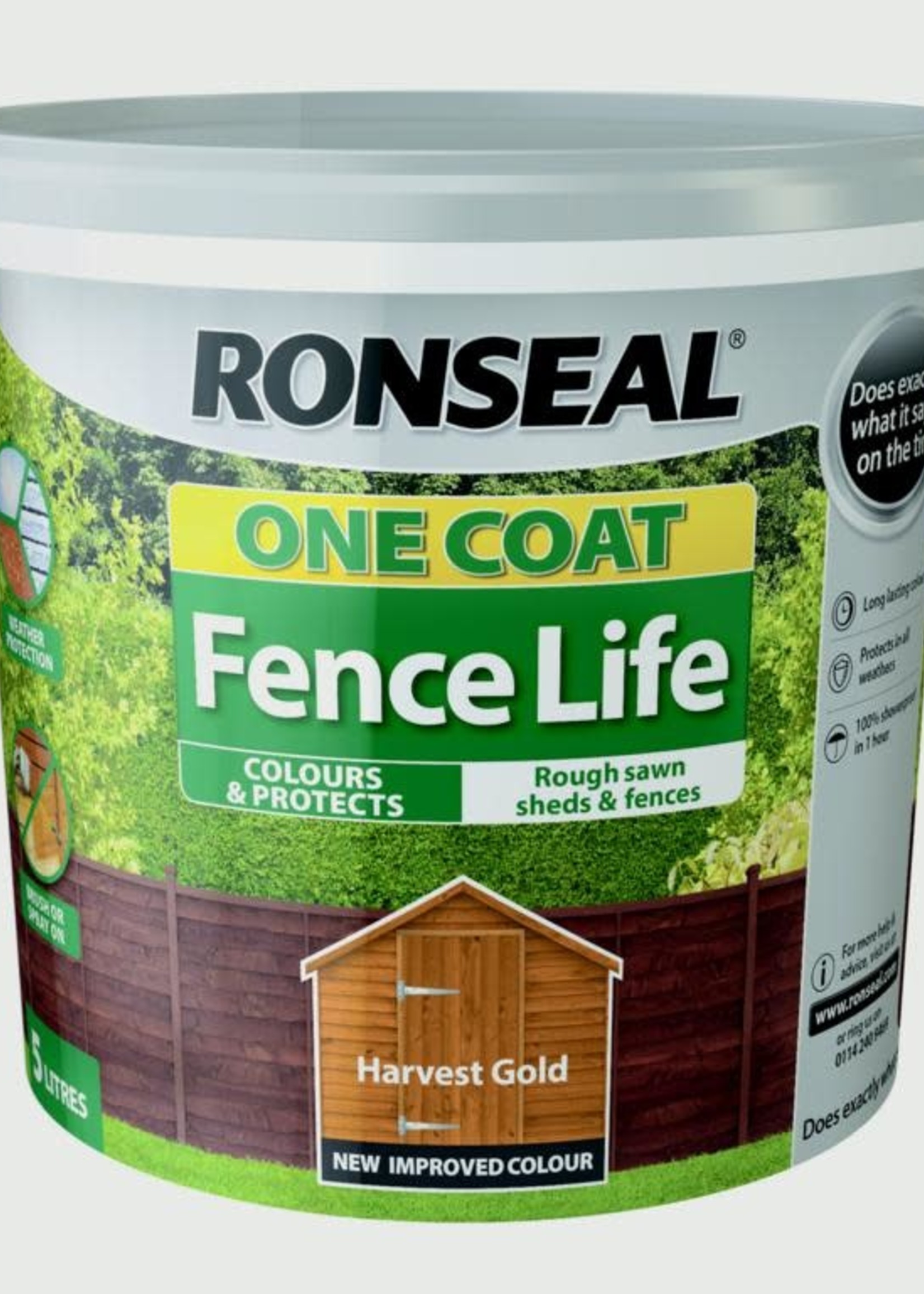 Ronseal One Coat Fence Life 5L