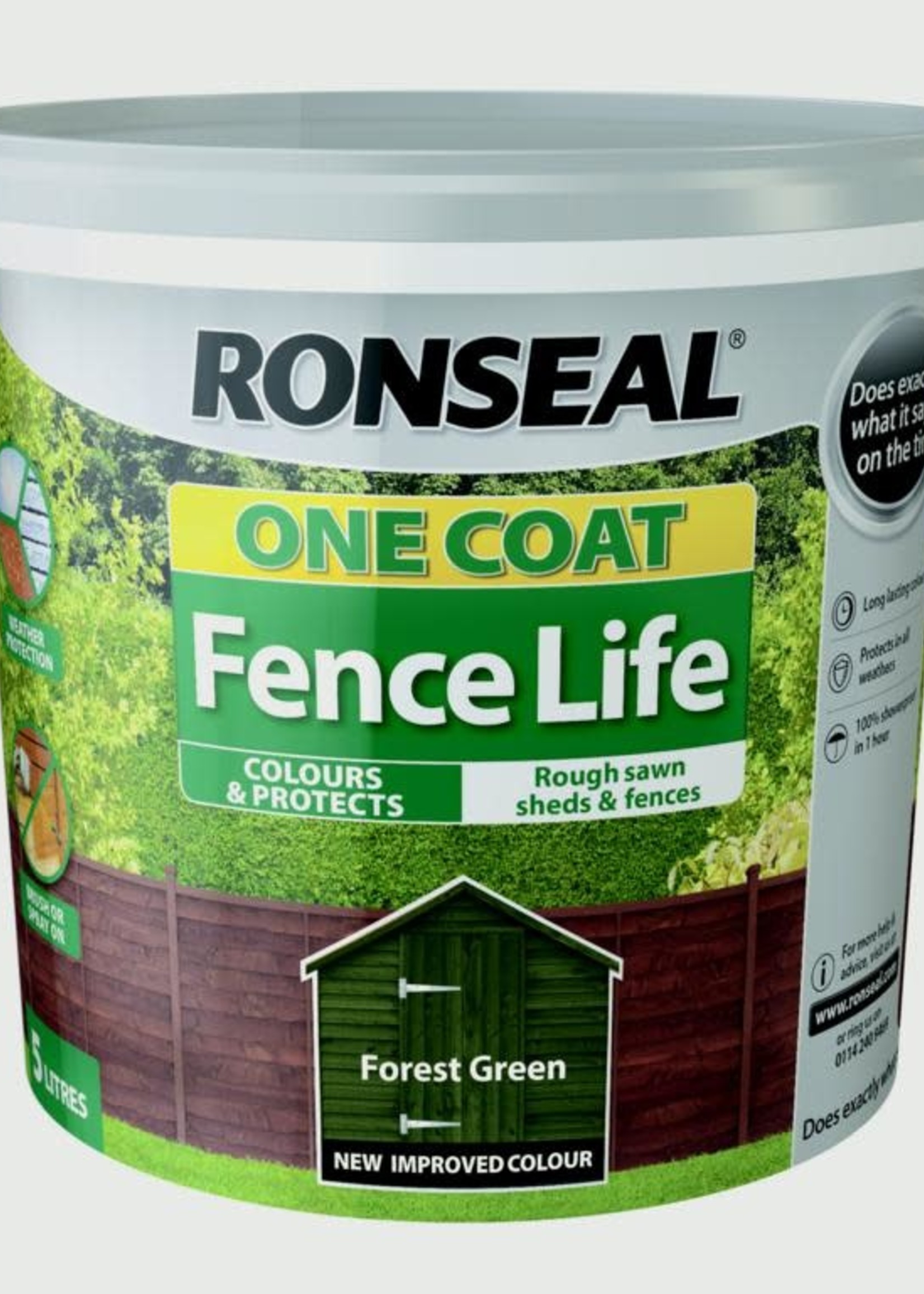 Ronseal One Coat Fence Life 5L