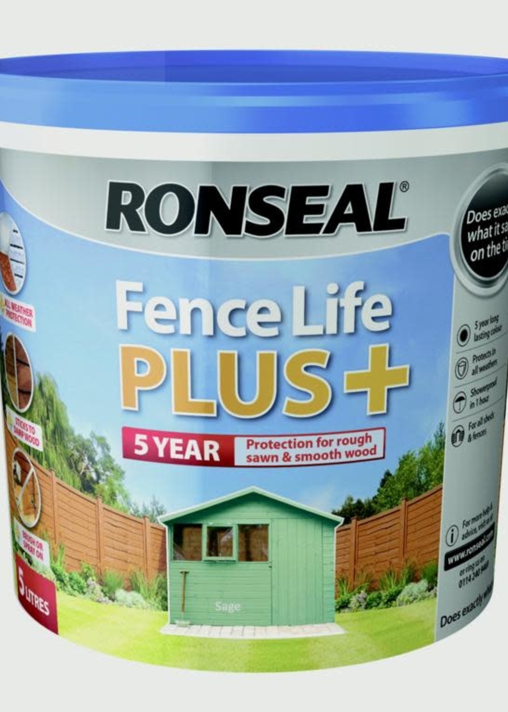 Ronseal Ronseal Fence Life Plus 5L