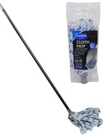 ADDIS HOUSEWARES Addis Cloth Mop with Refill Silver