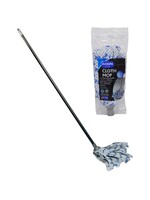 ADDIS HOUSEWARES Addis Cloth Mop with Refill Silver