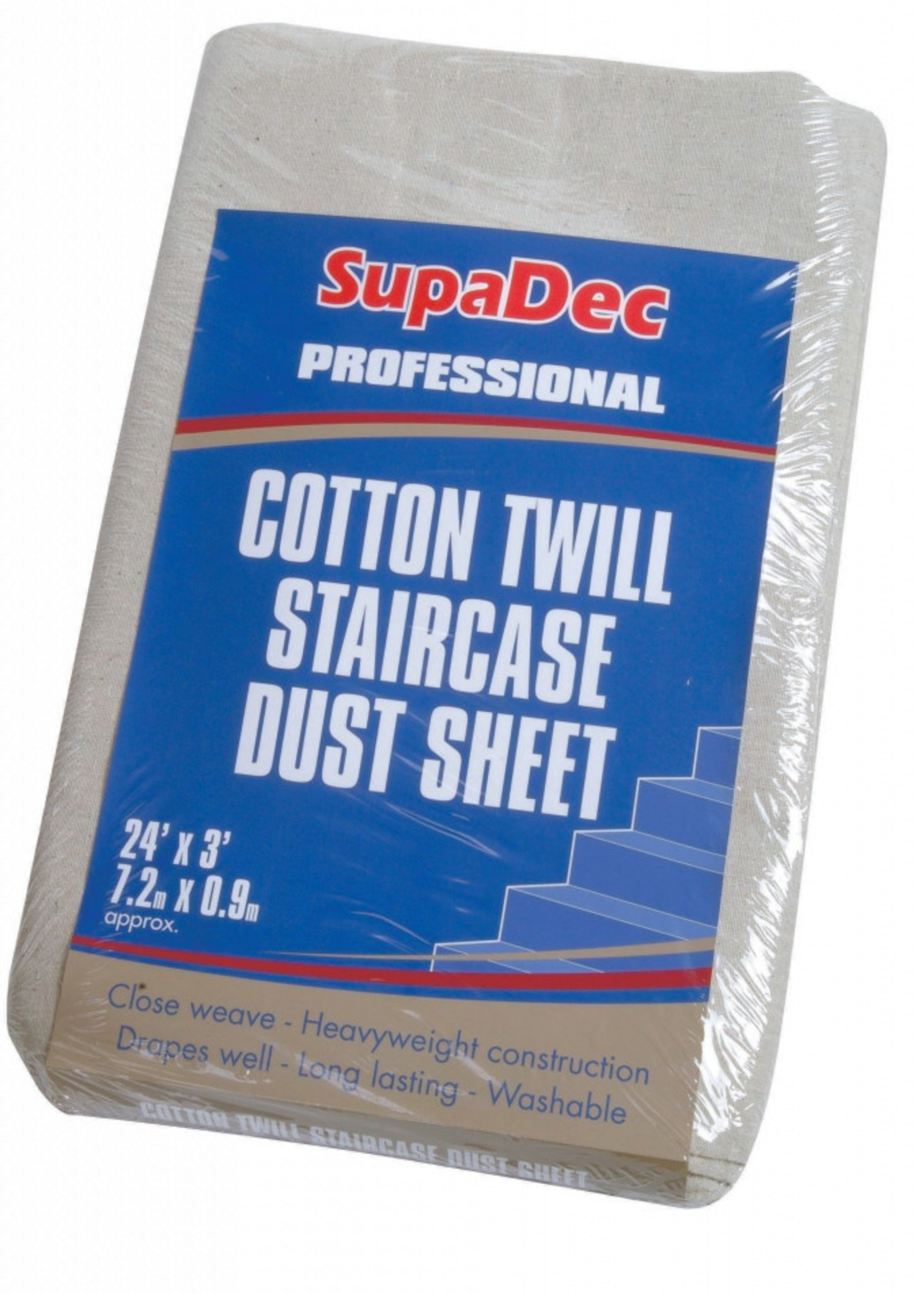 SupaDec SupaDec Staircase Dust Sheet 7.3mtr x 0.9mtr