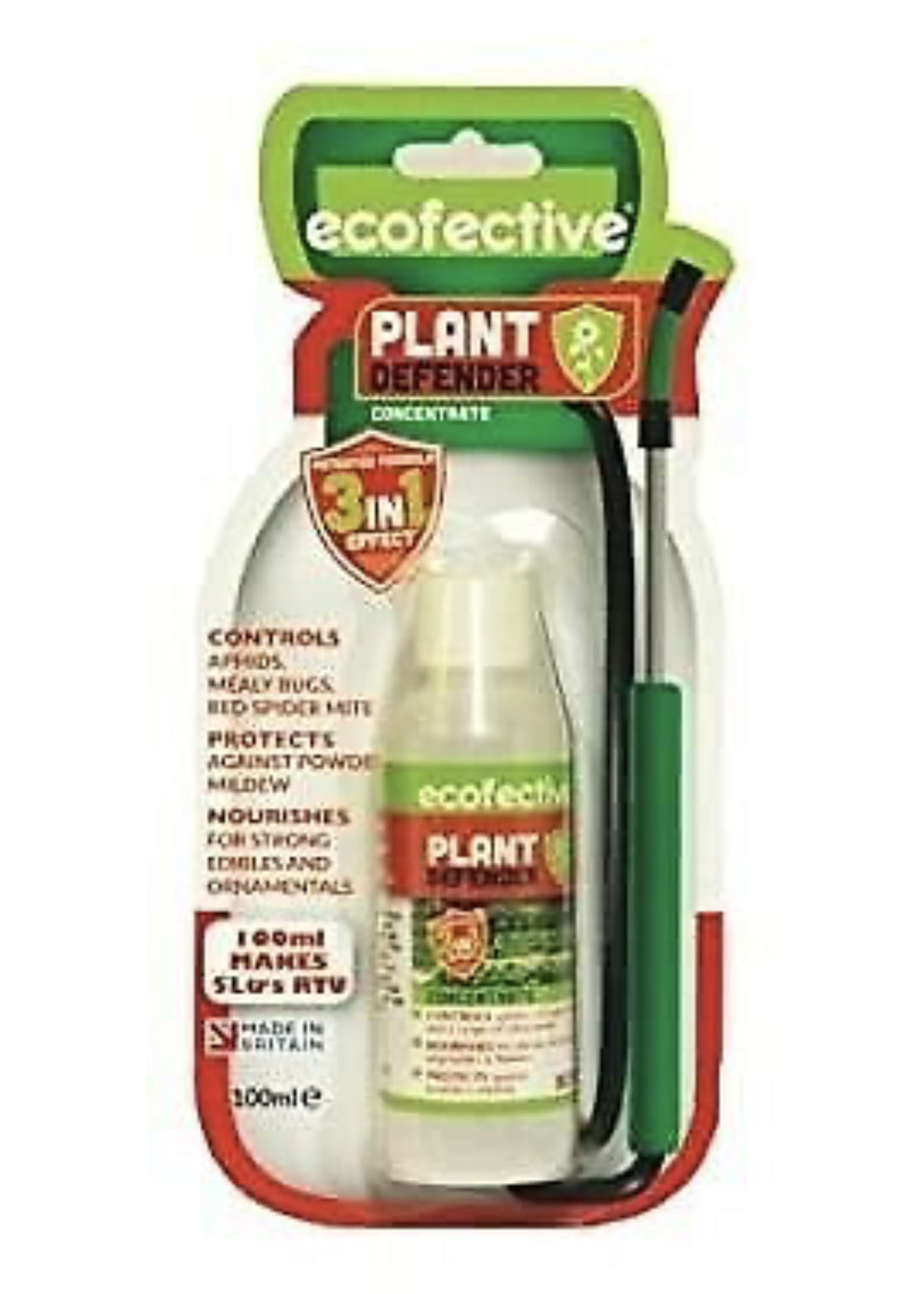 Ecofective Plant Defender Rose 100ml Concentrate