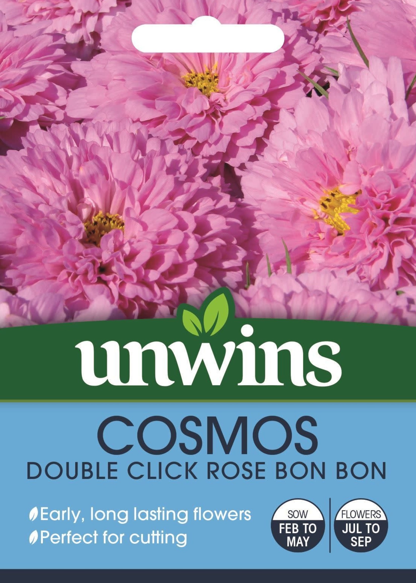 Unwins Cosmos - Double Click Rose Bon Bon