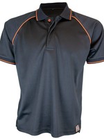 Unbreakable Unbreakable U400 Newark Black Trimmed Polo