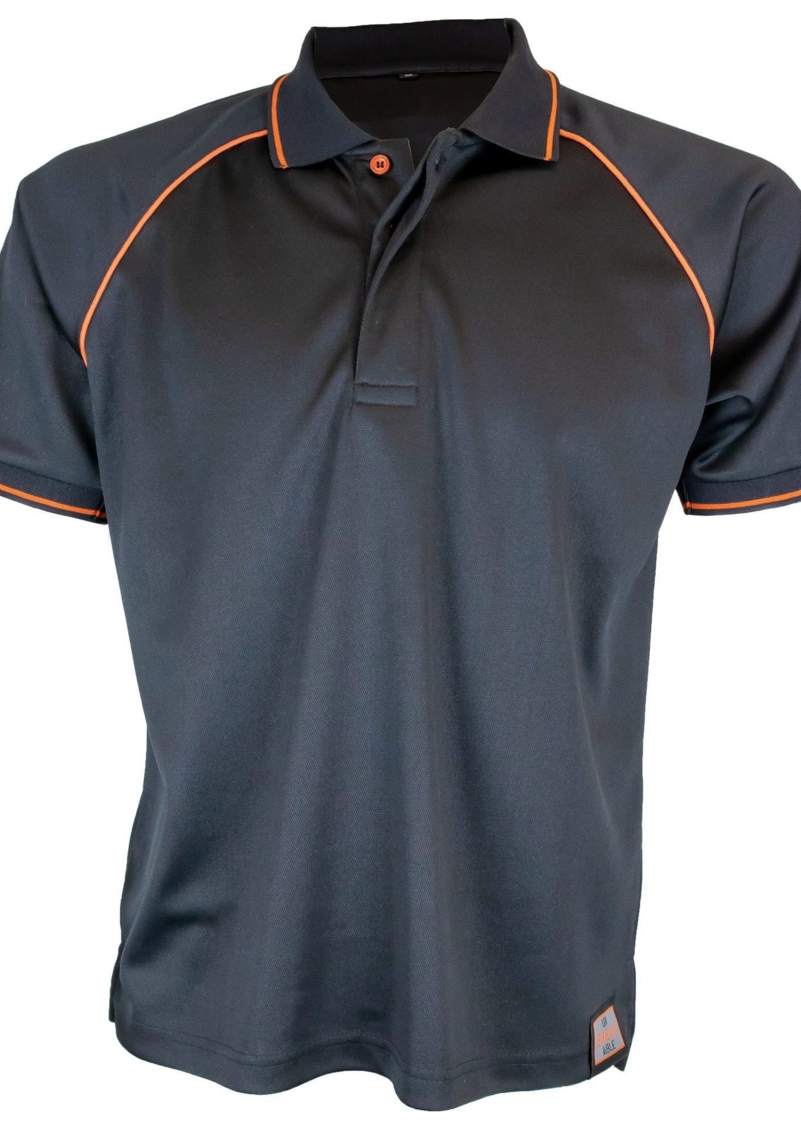 Unbreakable Unbreakable U400 Newark Black Trimmed Polo