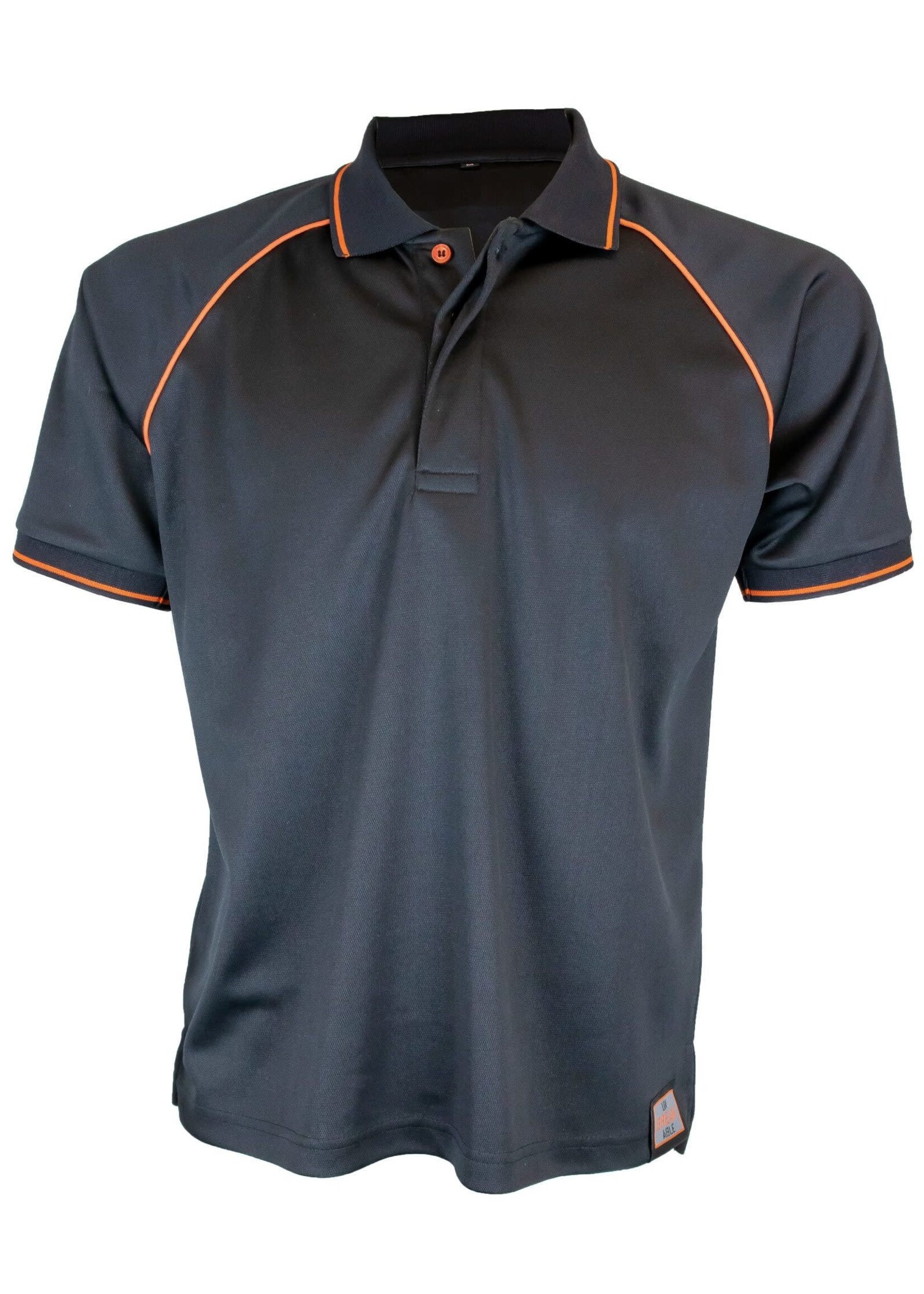 Unbreakable Unbreakable U400 Newark Black Trimmed Polo