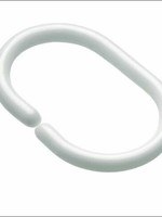 Croydex Croydex Shower Curtain 'C’ Rings - White