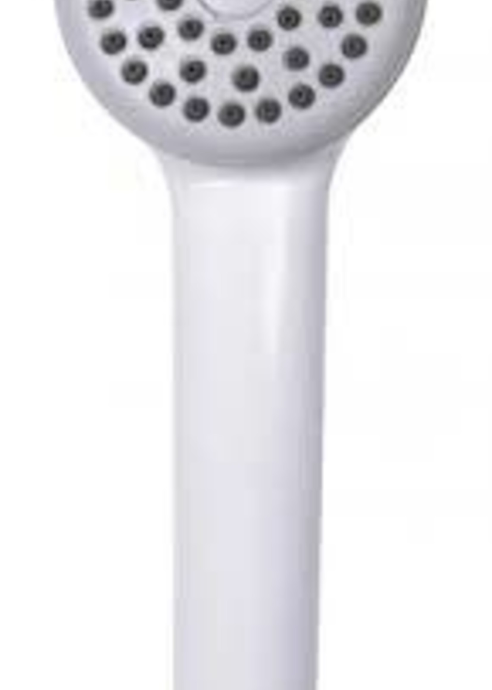 Croydex Amalfi 1 Function Shower Handset - White