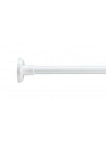 Croydex L-Shaped Telescopic Shower Curtain Rod - White