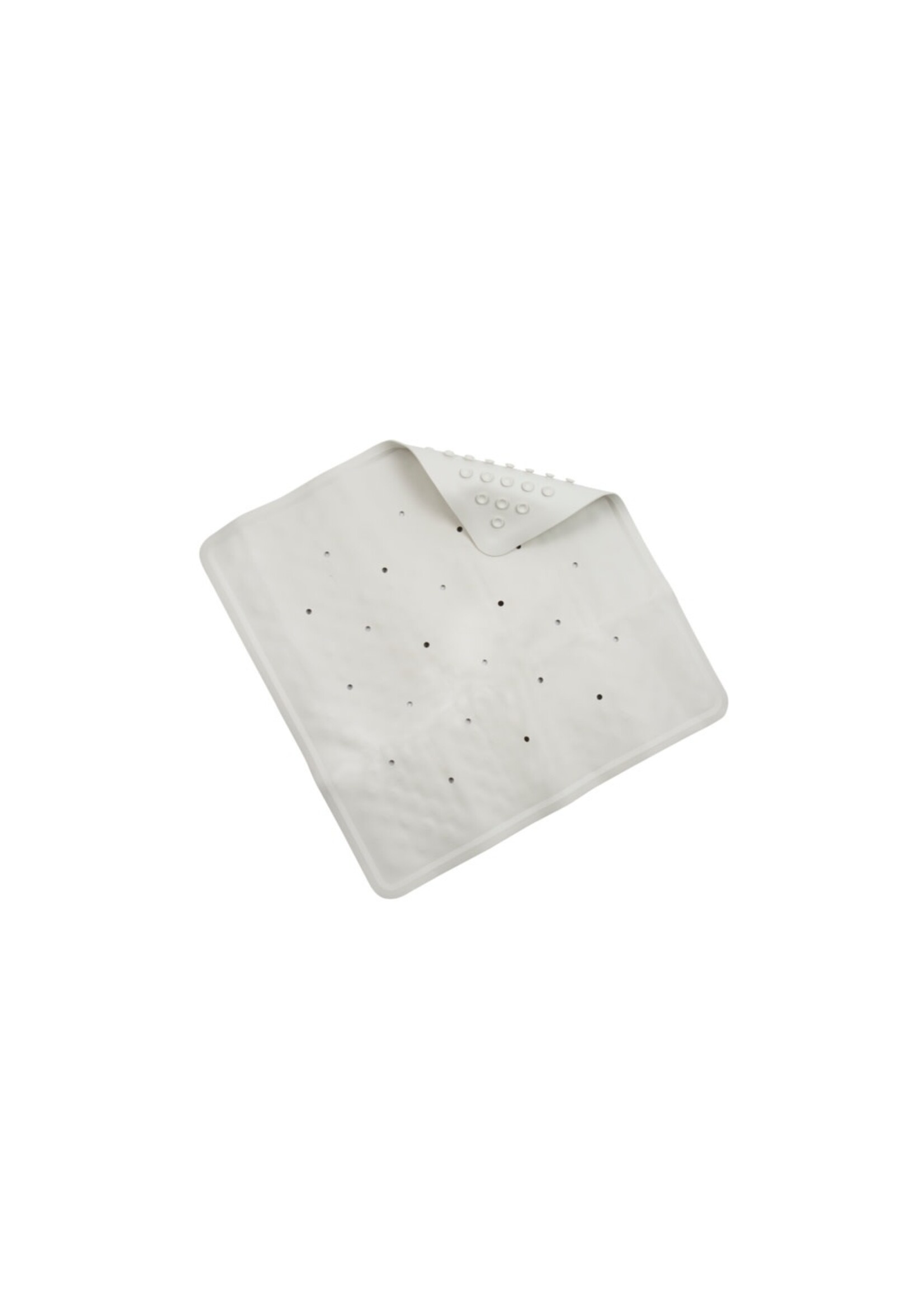 Croydex Basics Rubber Shower Mat - White