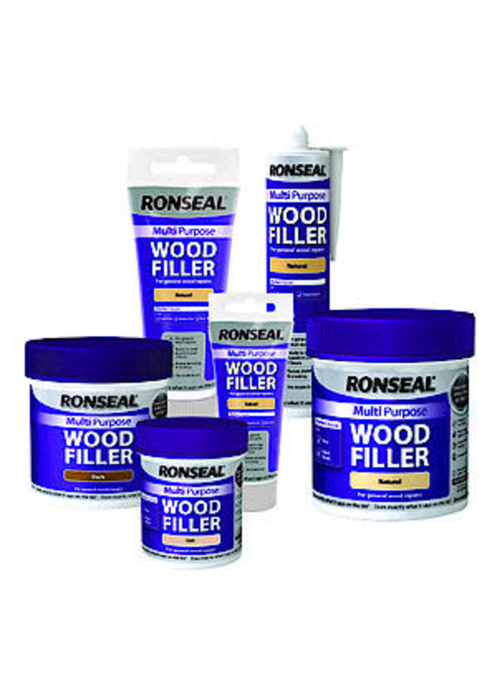 Ronseal Ronseal Multi Purpose Wood Filler Tube 100G Medium