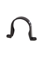 Pipelife Mini Flow Downpipe Clip Black (Dia)50mm
