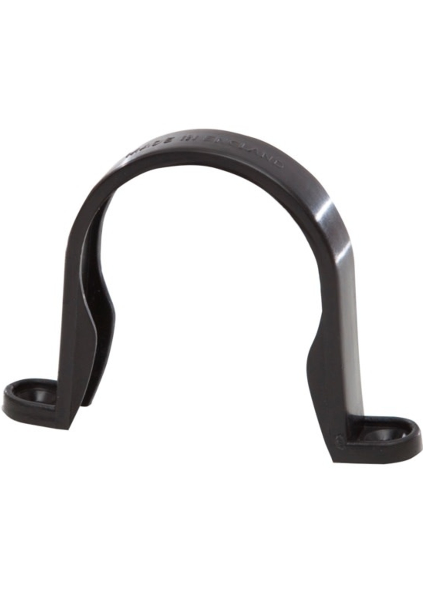 Pipelife Mini Flow Downpipe Clip Black (Dia)50mm