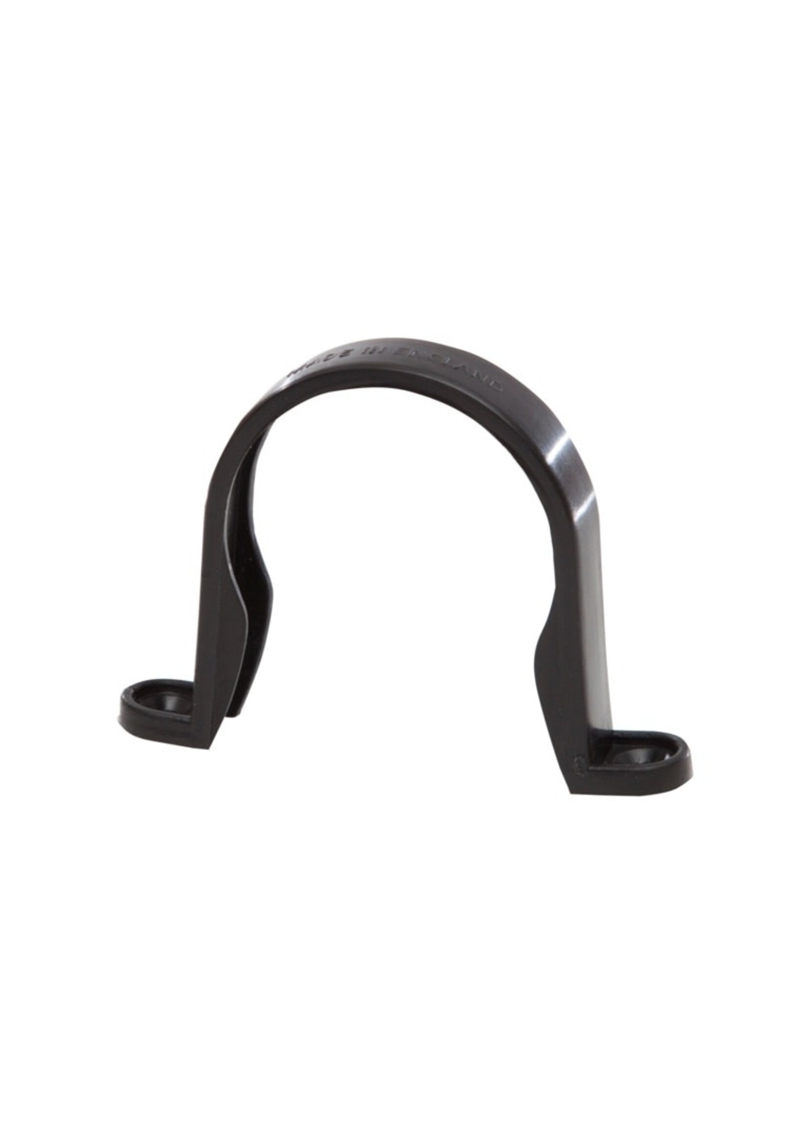 Pipelife Mini Flow Downpipe Clip Black (Dia)50mm
