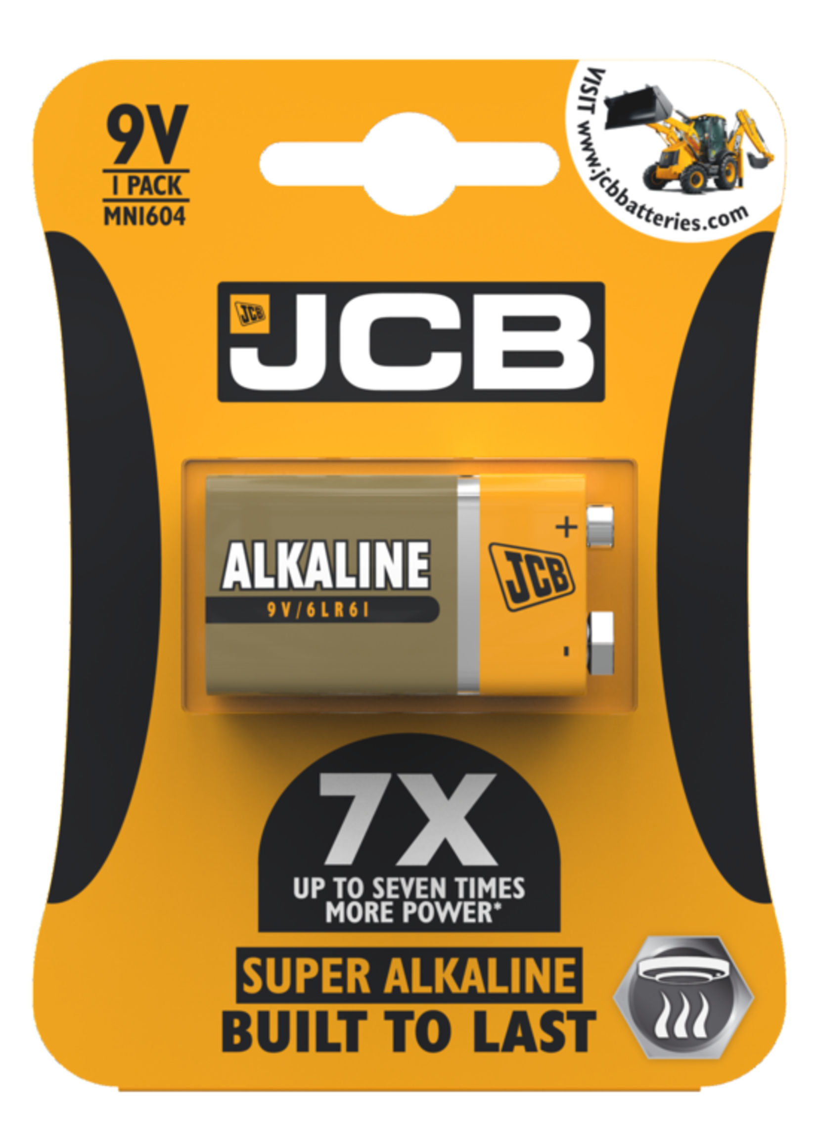 JCB JCB Super Alkaline Battery 9v