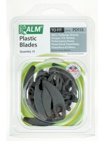 ALM LAWNMOWER SPARES ALM Plastic Blades Pack of 15 PD115