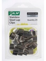 ALM LAWNMOWER SPARES ALM Sprung Glazing Lap Clips Stainless Steel GH025