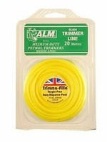 ALM LAWNMOWER SPARES ALM Trimmer Line - Yellow 2.4mm x 20m SL004