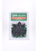 ALM LAWNMOWER SPARES ALM Plastic Blades with Half-Moon Mounting Pack of 10