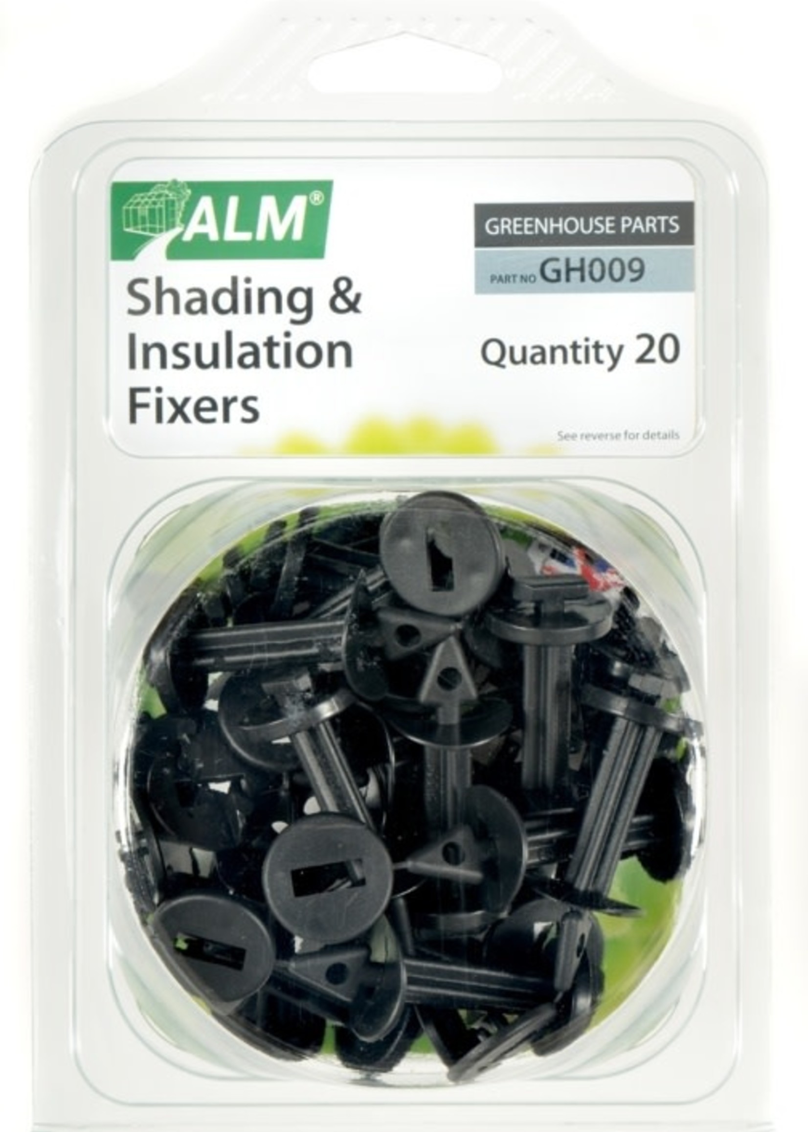 ALM LAWNMOWER SPARES ALM Shading & Insulation Fixers Pack of 20