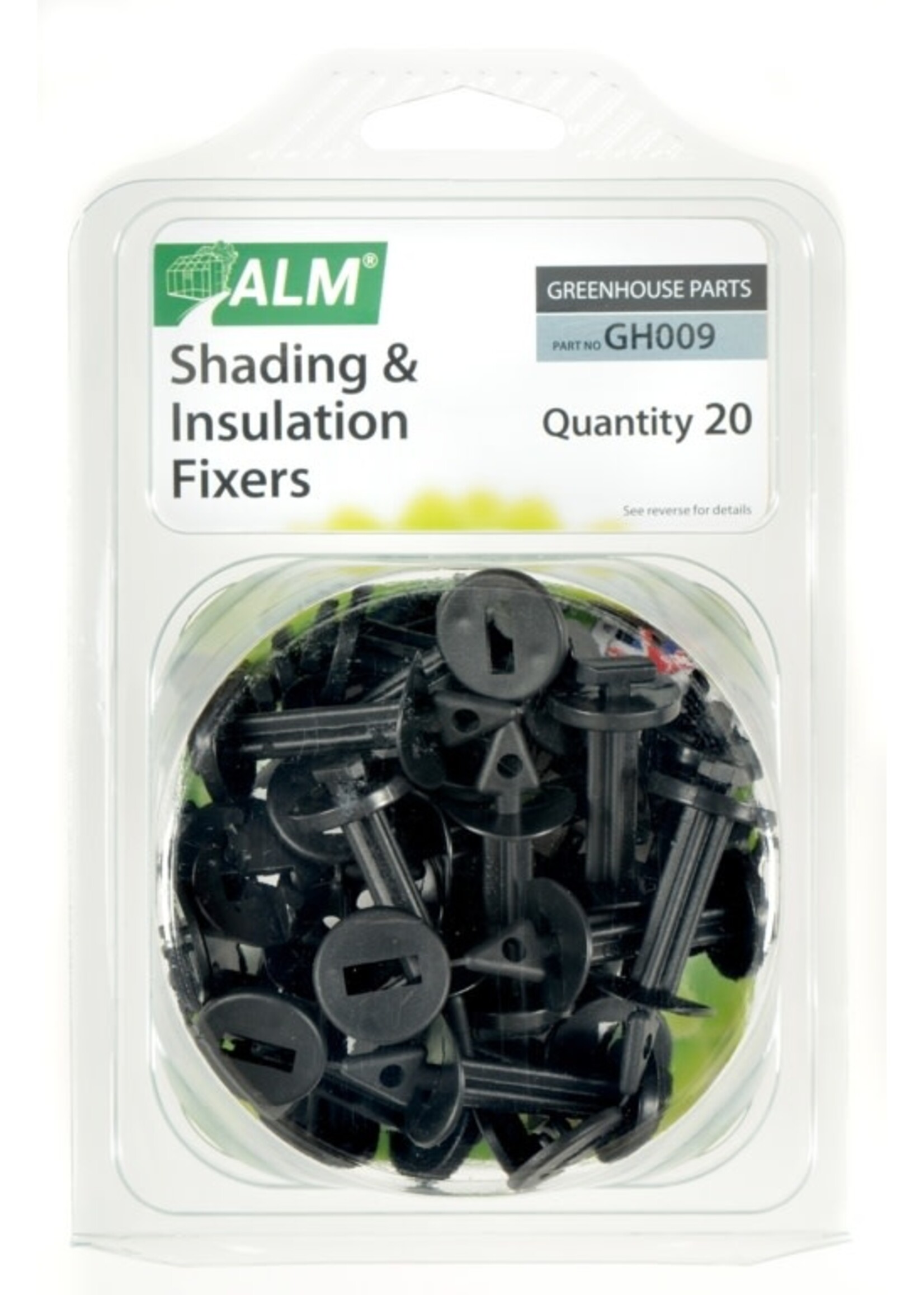 ALM LAWNMOWER SPARES ALM Shading and Insulation Fixers Pack of 20