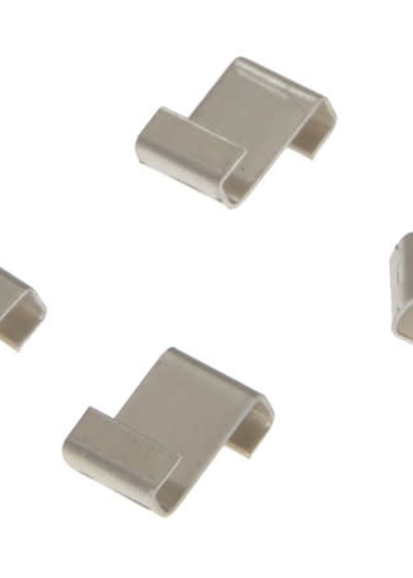 ALM LAWNMOWER SPARES ALM Aluminium Lap Clips Pack of 50