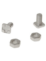 ALM LAWNMOWER SPARES ALM Square Head Bolts & Nuts Pack of 20