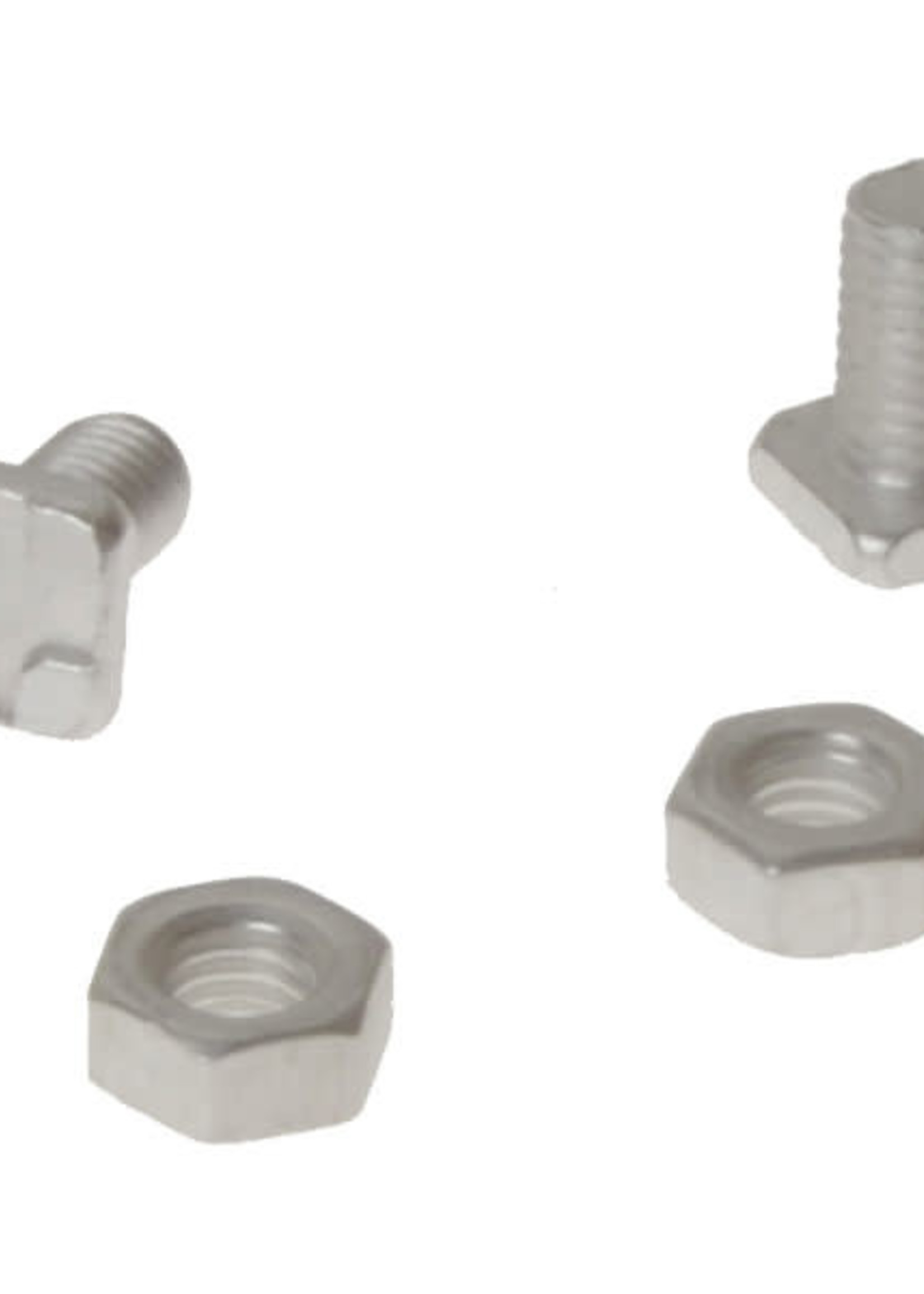 ALM LAWNMOWER SPARES ALM Square Head Bolts & Nuts Pack of 20