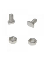 ALM LAWNMOWER SPARES ALM Cropped Head Bolts & Nuts Pack of 20