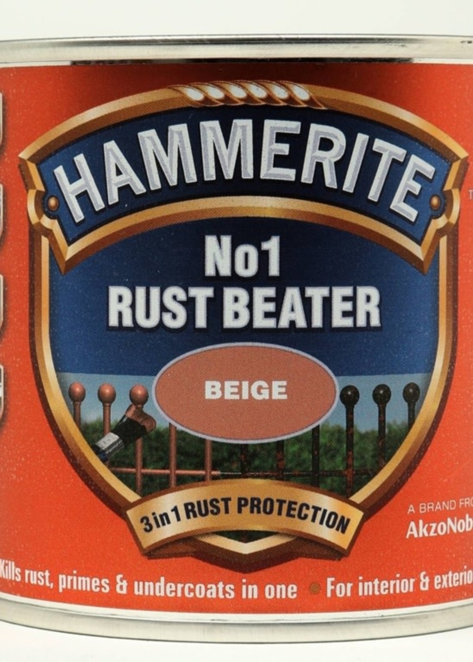 Hammerite (Akzo Nobel) Hammerite Beige 250ml No1 Rust Beater