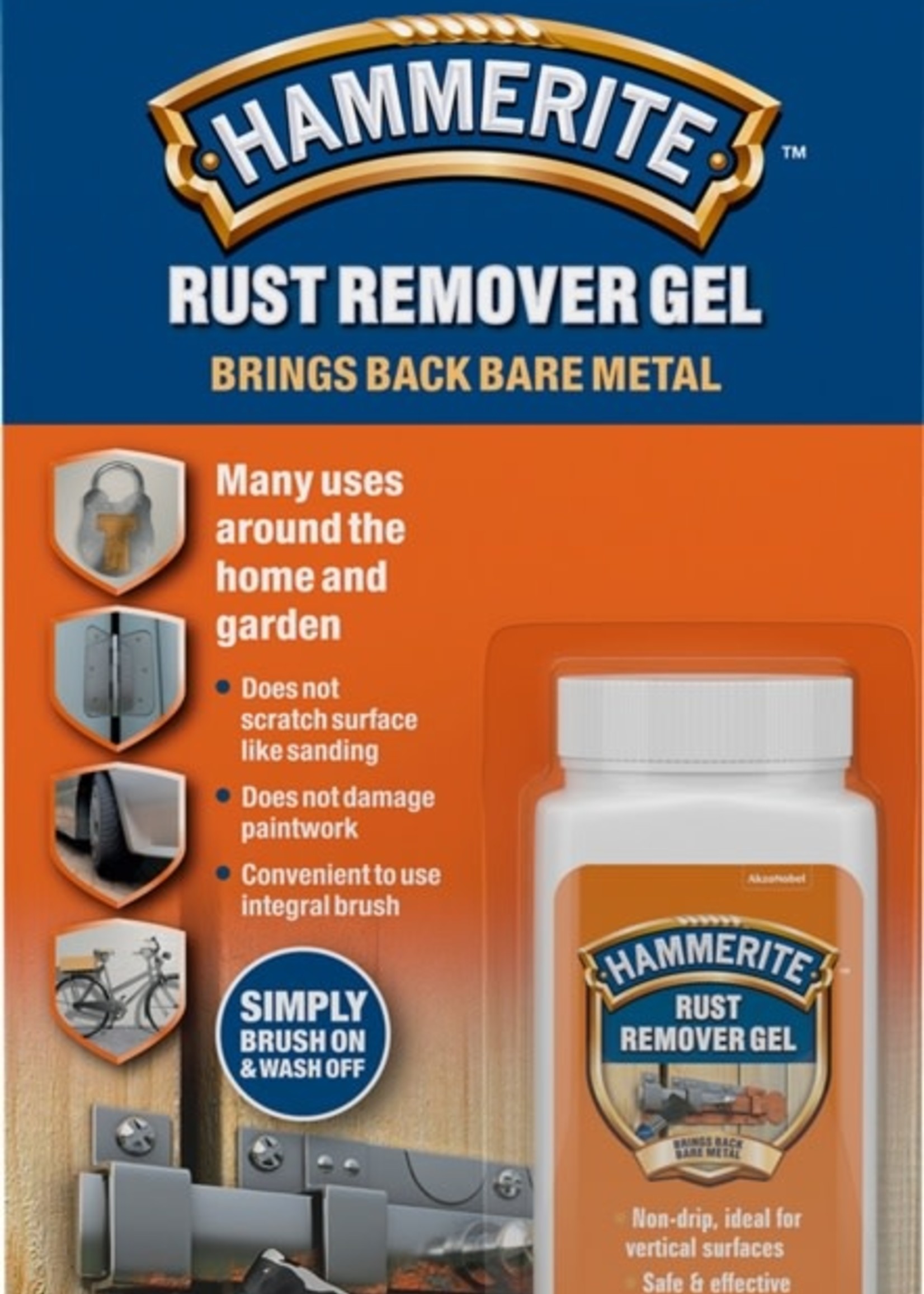 Hammerite (Akzo Nobel) Hammerite Rust Remover Gel  Clear 100ml