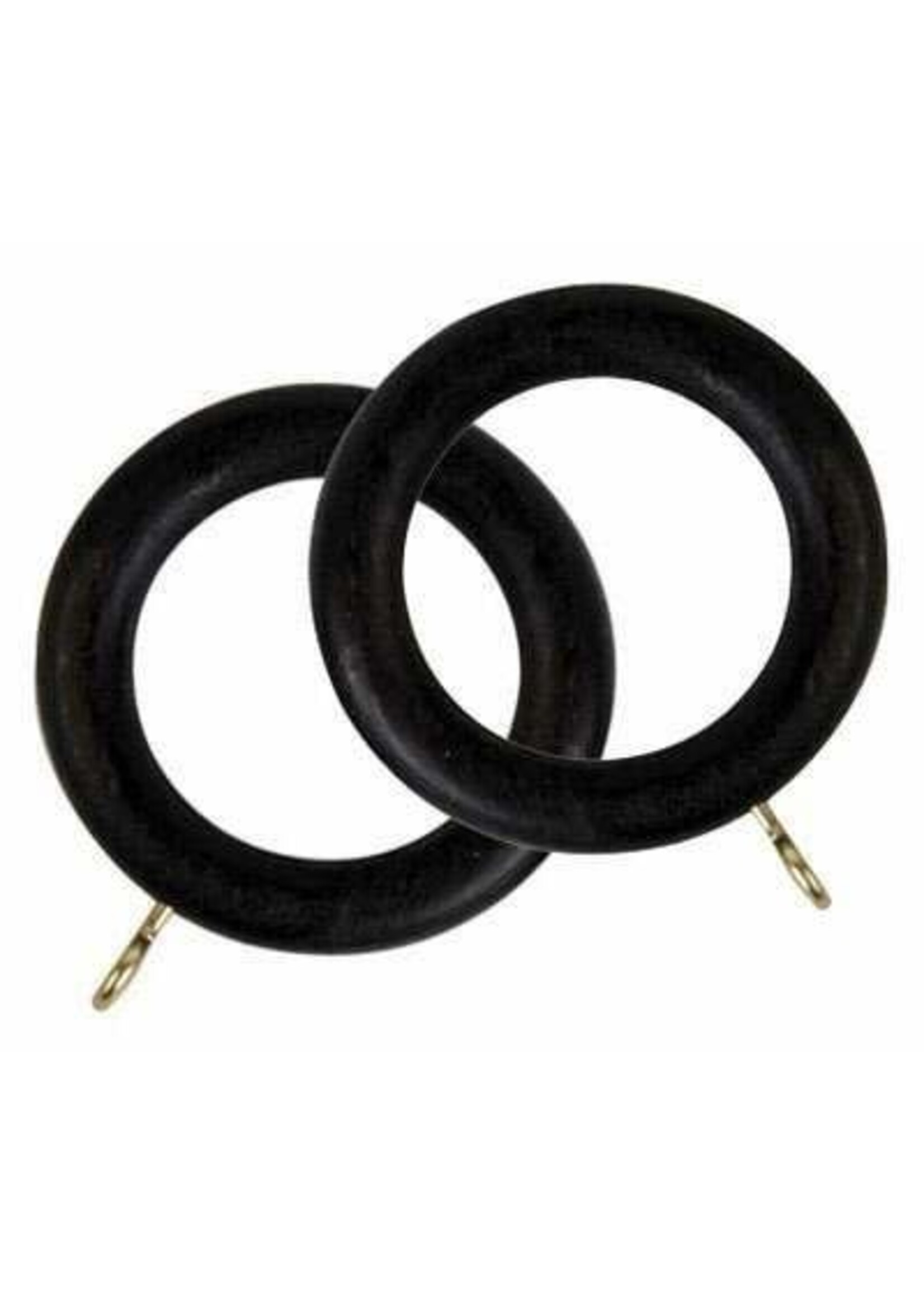 SupaDec Black Curtain Rings 4 Pack
